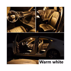 Canbus LED Interior Light Kit For Citroen C1 C2 C3 C4 C5 C6 C8 Grand - C-Crosser 8PCS, warm white