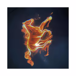 1PC Universal Car Door Led Welcome Laser Projector Logo Ghost Shadow Night - Red Horse