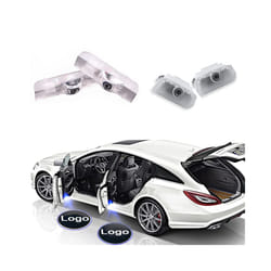 , Pattern 2) 2pcs LED Car Door Logo Welcome Light Shadow Lamp For Nissan Teana MAXIMA - TERRA(2018