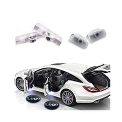 , Pattern 4) 2pcs LED Car Door Logo Welcome Light Shadow Lamp For Nissan Teana MAXIMA - TERRA(2018
