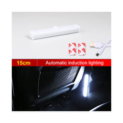 Led Night Light Car Roof Ceiling Lamp Wireless USB Charging Human Body - 1pc 8LEDs