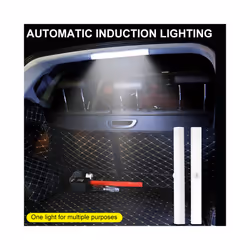 Led Night Light Car Roof Ceiling Lamp Wireless USB Charging Human Body - 1pc 8LEDs