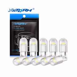 10Pcs T10 W5W LED Bulb WY5W 168 194 LED Car Interior Dome Lights Wedge - Blue