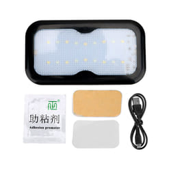 Car-styling Universal 2 Modes Car Reading Light Vehicle Roof Ceiling Lamp - Black