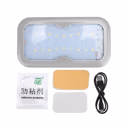 Car-styling Universal 2 Modes Car Reading Light Vehicle Roof Ceiling Lamp - Gray