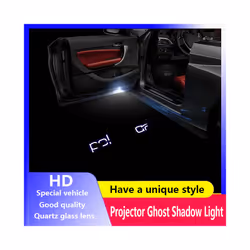 2pcs LED HD Logo For Polestar 1 Polestar 2 Car Door Light Projector Ghost - 1 Star