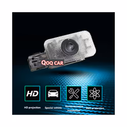 2pcs LED HD Logo For Polestar 1 Polestar 2 Car Door Light Projector Ghost - 3 Letters