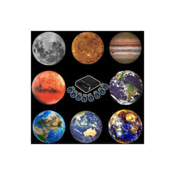 16pcs~6pcsProjection Lamp Sheet Background Projector Light Pictures Reusable - AA 8PCS