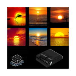 16pcs~6pcsProjection Lamp Sheet Background Projector Light Pictures Reusable - CC 6PCS