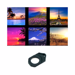 16pcs~6pcsProjection Lamp Sheet Background Projector Light Pictures Reusable - onlyDD