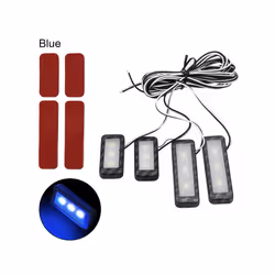 Car Styling Auto Atmosphere Lamp Decorative Lights LED Car Inner Bowl - Blue