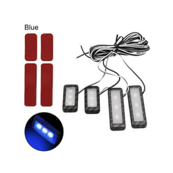 Car Styling Auto Atmosphere Lamp Decorative Lights LED Car Inner Bowl - Blue