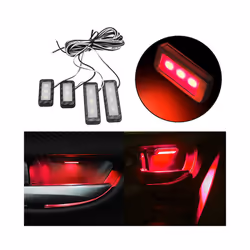 Car Styling Auto Atmosphere Lamp Decorative Lights LED Car Inner Bowl - Blue