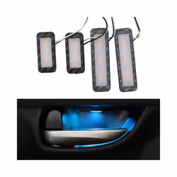 Car Styling Auto Atmosphere Lamp Decorative Lights LED Car Inner Bowl - Blue