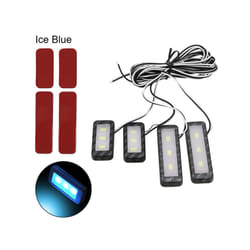 Car Styling Auto Atmosphere Lamp Decorative Lights LED Car Inner Bowl - Ice Blue