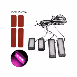 Car Styling Auto Atmosphere Lamp Decorative Lights LED Car Inner Bowl - PURPLE