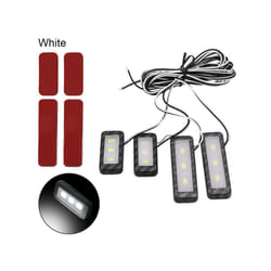Car Styling Auto Atmosphere Lamp Decorative Lights LED Car Inner Bowl - WHITE