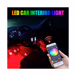 Automotive Interior Decorative Lights LED Car Foot Light 24/36/48/72 LED - 48LED USB Remote