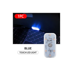 LED Interior Light Lamp Magnetic Wireless Touch Light Auto Roof Ceiling - 1 pcs, Blue color