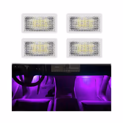 For Tesla Model 3 Y S X Ultra-bright Interior LED Lighting Bulbs Kit Accessories - 2PCS, Purple