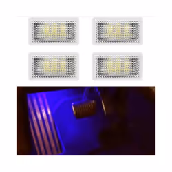 For Tesla Model 3 Y S X Ultra-bright Interior LED Lighting Bulbs Kit Accessories - 2PCS, blue