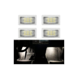 For Tesla Model 3 Y S X Ultra-bright Interior LED Lighting Bulbs Kit Accessories - 4PCS, White