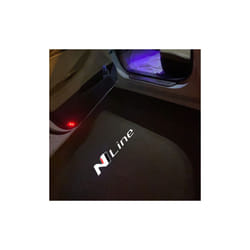 Car Door Light For Hyundai N Logo N Line N Performance Logo Light Welcome - 2pcs one pack, N LINE