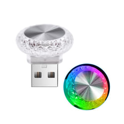 Car Lights Mini USB LED Night Atmosphere Lights Auto Ambient Lighting - 1PC color