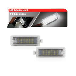 2PCs 18-SMD Led Courtesy Door Light Luggage Footwell Step Welcome Light