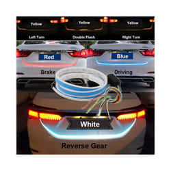 Promotion! 1.2m 12V Car Four Colors Flow Type 36 LED Car Tailgate Strip