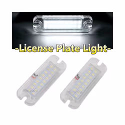 2X Full LED License Plate Light For Mercedes Benz G-Class W463 G500 G550