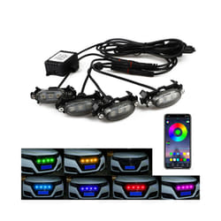Car Grille LED Lights For Toyota Tundra Tacoma Ford F150 Raptor Style