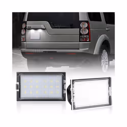 2pc Number Plate Lights LED Rear License Plate Lamp for Land Rover Discovery