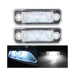 Car Licence Plate Light 3528SMD 1 pair Signal Lamp 12V 2.8W Car LED Light