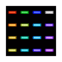 2Pcs RGB LED Courtesy Light Footwell Door Luggage Trunk Lamp For BMW F20