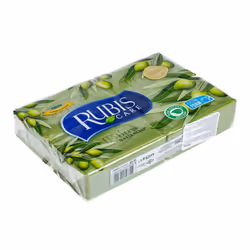 RUBIS Care Green Soap Bars with Olive Oil 125g x 4 pcs - 6299