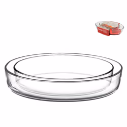 Pasabahce 5831800, Oval, 300 °C, Glass, Turkey, 26 cm, 35 cm