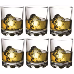 Set Of 6 Pasabahce Whisky Tumblers Scotch Glasses Drinking Glasses