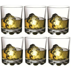 Set Of 6 Pasabahce Whisky Tumblers Scotch Glasses Drinking Glasses