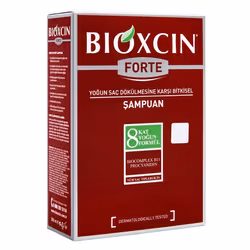 Bioxcin Forte, Shampoo, Men, All hair, Loss hair, Anti hair loss, Nutrition, Protection, Strengthening, Bottle, Carob, Chamom ...