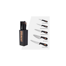 Overcut 6-Piece Knife Set, Steel, Kitchen Knife, Easy to Clean, Elegant Design, Sharp Knife Set, Practical and Durable, Professional Knife