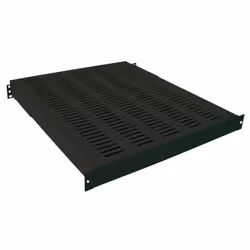 - Weight: 6kg- Heavy duty 19" Fixed shelf 1 U. 465x1000m- Material: 1.5 mm steel- Maximum static load: 100 kg- Finish: E ...