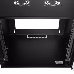 LogiLink W09C55B rack cabinet 9U Wall mounted rack Black - Additional view 6