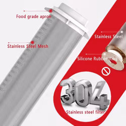 HOME Water Filters Front Purifier Copper Lead Pre-filter Backwash Remove Rust Contaminant Sediment Pipe 304 Stainless Steel