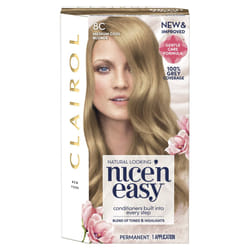 Clairol Nice' n Easy Permanent Hair Dye 8C Medium Cool Blonde
