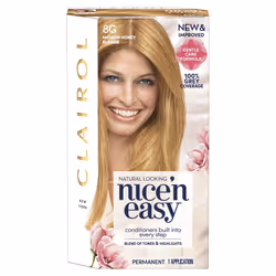 Clairol Nice' n Easy Permanent Hair Dye 8G Medium Honey Blonde