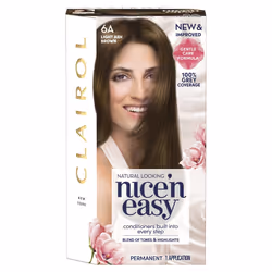 Clairol Nice' n Easy Permanent Hair Dye 6A Light Ash Brown