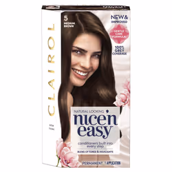 Clairol Nice' n Easy Permanent Hair Dye 5 Medium Brown