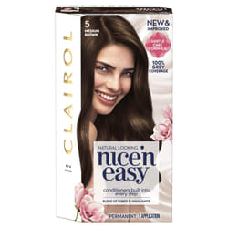 Clairol Nice' n Easy Permanent Hair Dye 5 Medium Brown