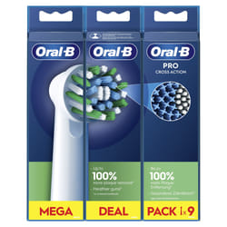 Oral-B CrossAction 9 pc(s) White